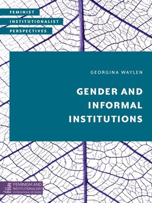 cover image of Gender and Informal Institutions